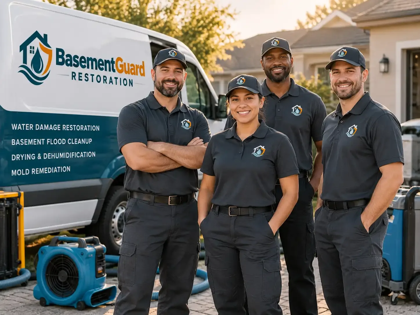 Basement Water Damage Restoration company in Cement City, MI